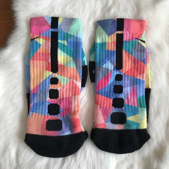 multi colored nike socks